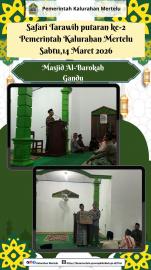 Safari Tarawih Putaran ke-2 Pemerintah Kalurahan Mertelu